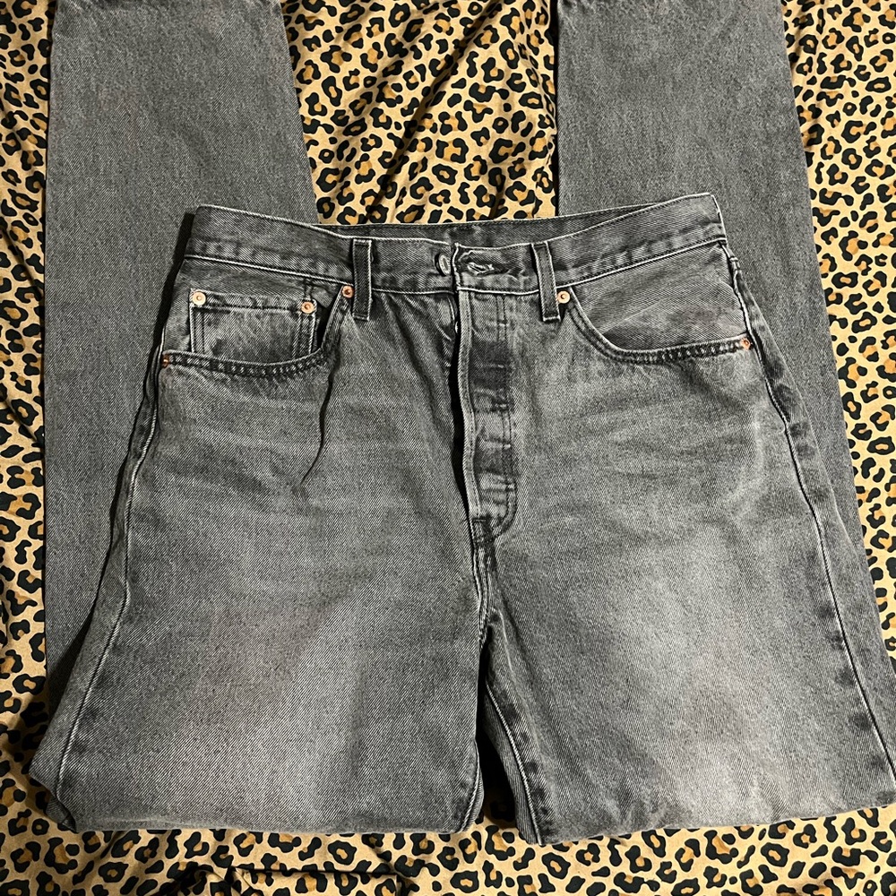 Gray Denim Jeans
